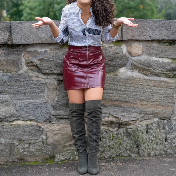 wild fable Dresses & Skirts - Pleather Mini Skirt